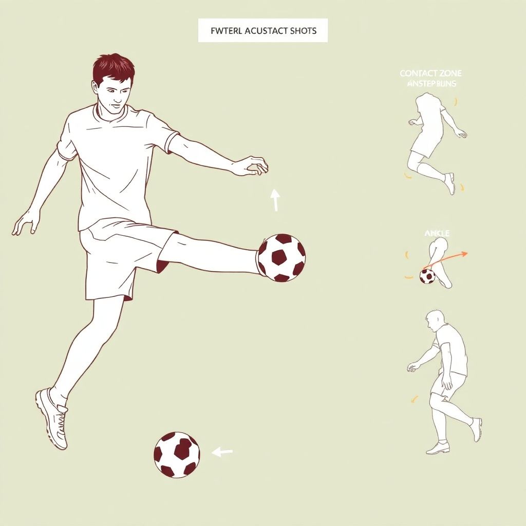 Анатомия идеального удара: движение стопы и траектория мяча в футболе