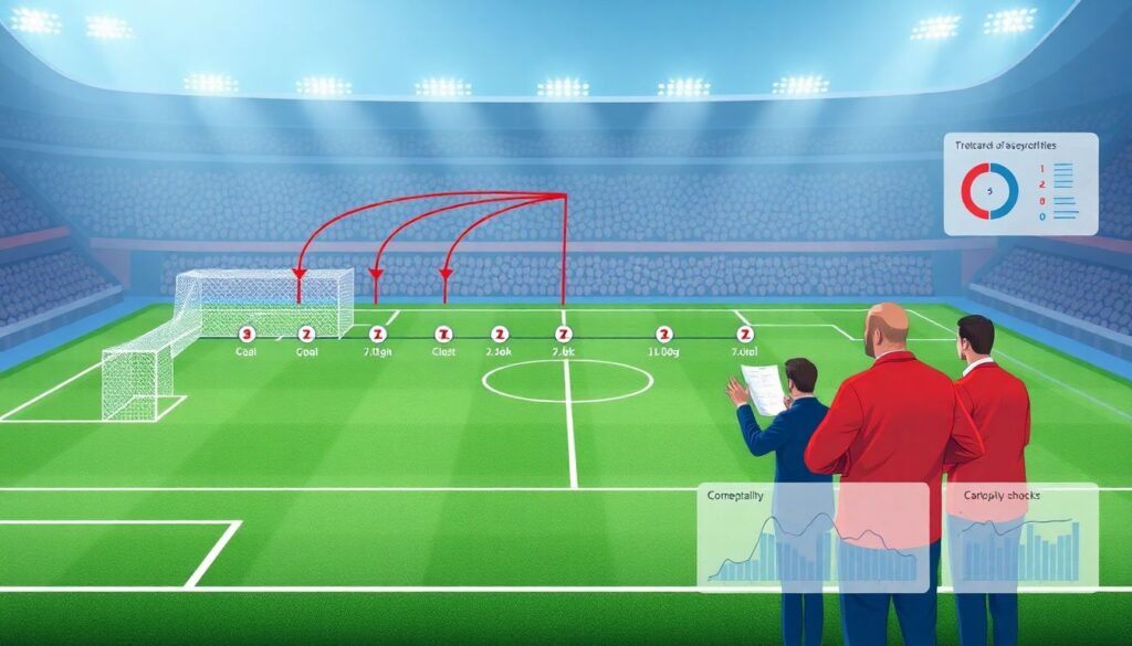 Гол-последовательность: серия голов в рамках одного матча - иллюстрация