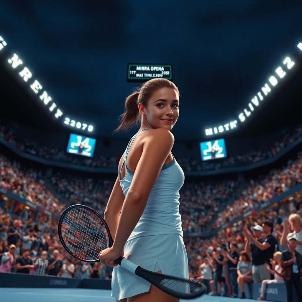 Мирра Андреева на australian open: ночная сказка и новый исторический рывок