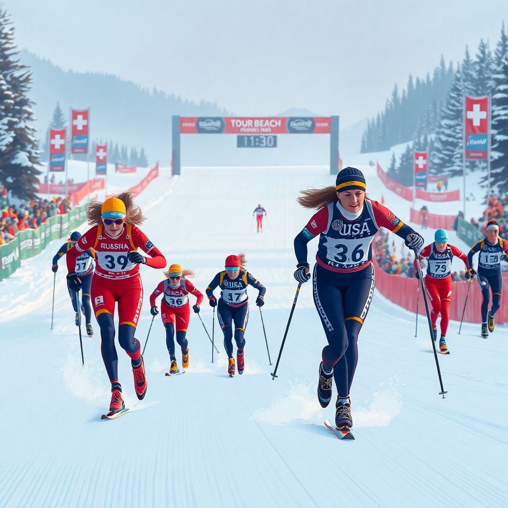 Тур де Ски: Непряева снова вне топ-15 из‑за слабого финишного спринта