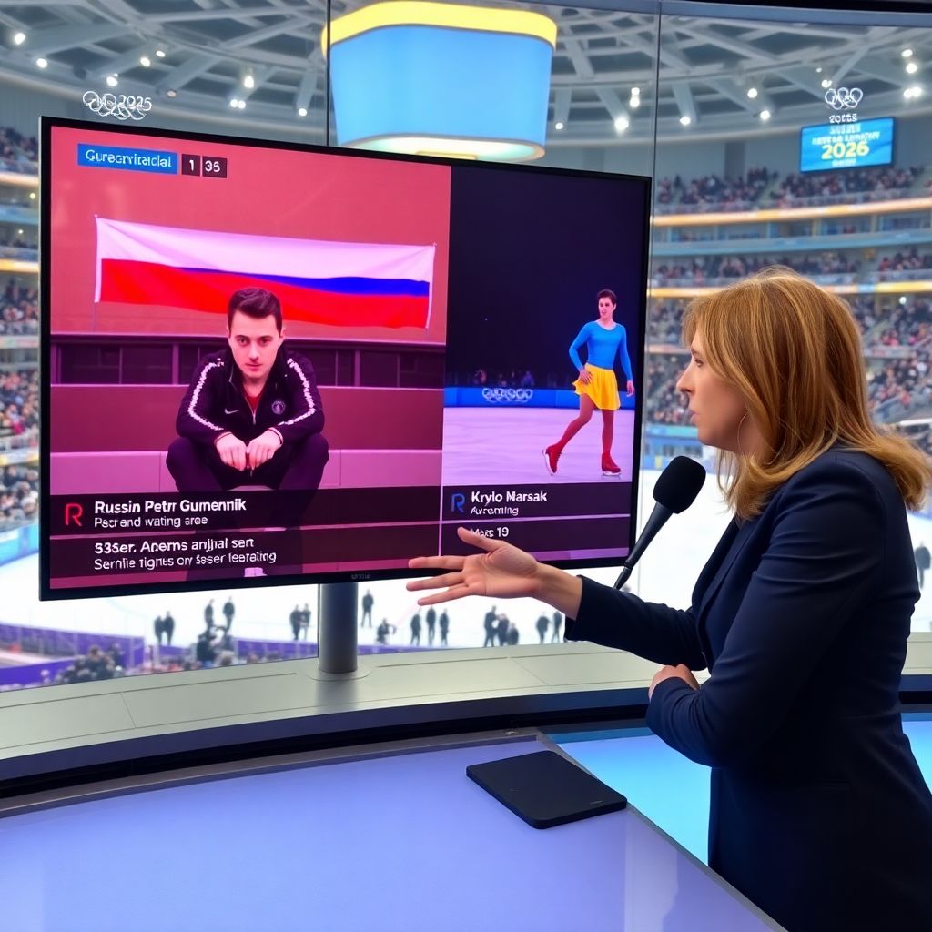 Украинская комментатор о Петре Гуменнике на ОИ‑2026: скандал в эфире