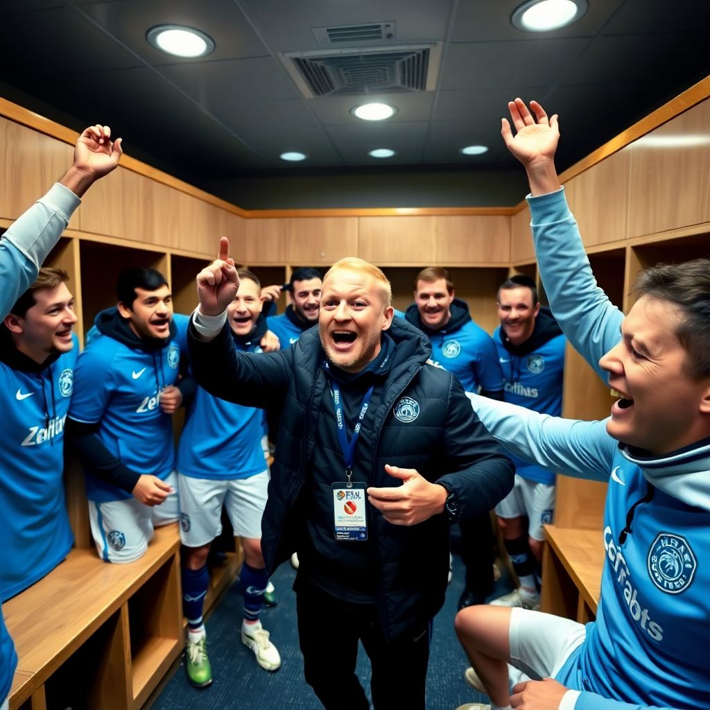 «Зенит» показал, как Миллер праздновал победу над «Спартаком» 2:0